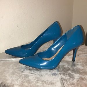 BCBGeneration Teal Pumps.